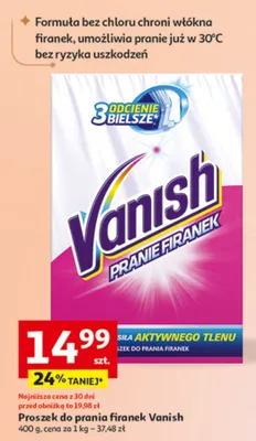 Proszek do prania firanek promocja w Auchan