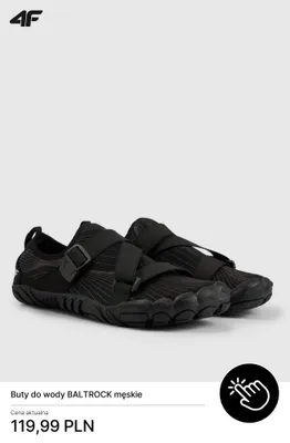 Buty do wody 4F Baltrock męskie promocja w 4F