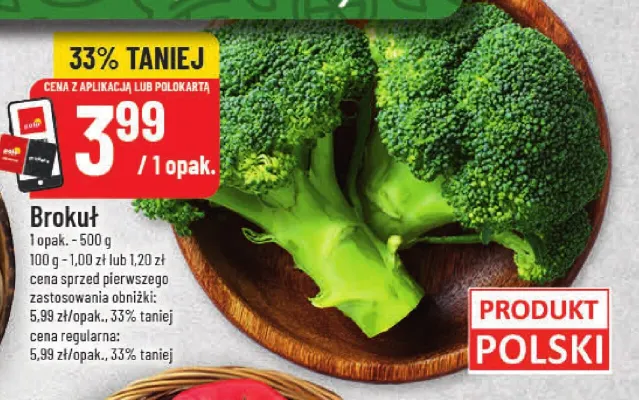 Brokuł promocja w POLOmarket