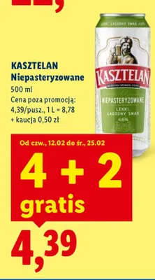 Piwo niepasteryzowane promocja w Lidl