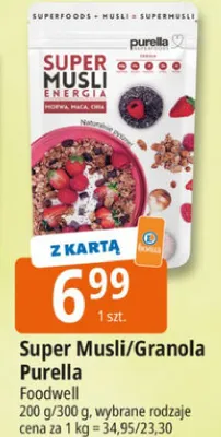 Super Musli Energia Morwa Maca Chia Purella promocja w Leclerc