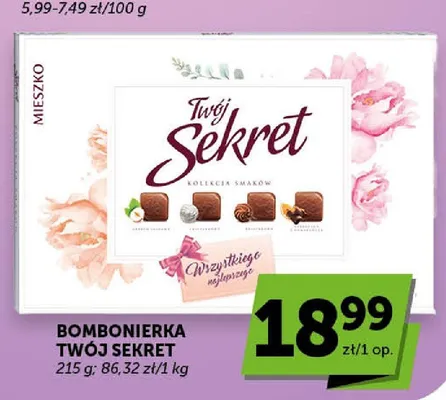 Bombonierka Twój Sekret Mieszko promocja w ABC