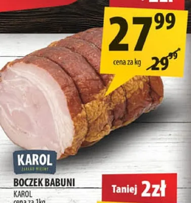 Boczek babuni promocja w Arhelan