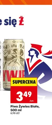 Piwo Żywiec Białe promocja w Biedronka