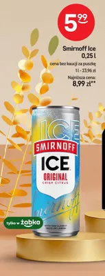Napój Smirnoff Ice 0,25l promocja w Żabka