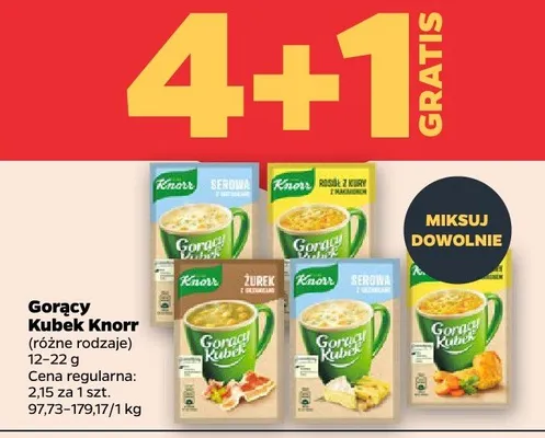 Gorący Kubek Knorr serowa z grzankami promocja w Netto