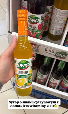 Syrop cytrynowy Łowicz promocja w Dino