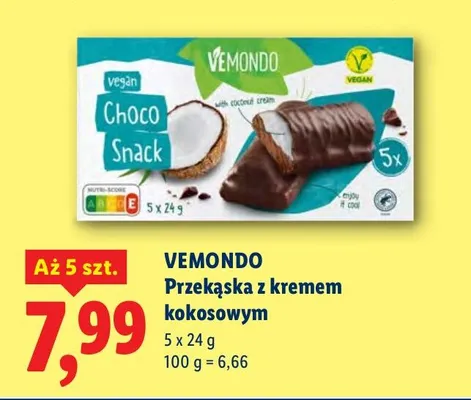 Przekąska z kremem kokosowym promocja w Lidl