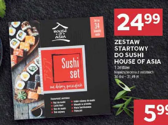 Zestaw startowy do sushi promocja w Stokrotka