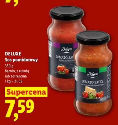 Sos pomidorowy barolo Deluxe promocja w Lidl