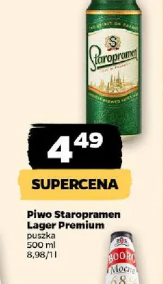 Piwo Staropramen Lager Premium promocja w Netto