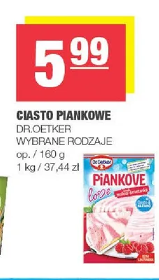 Ciasto piankowe Dr. Oetker promocja w SPAR