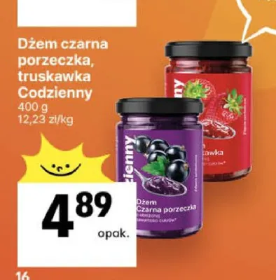 Dżem czarna porzeczka Codzienny promocja w Delikatesy Centrum
