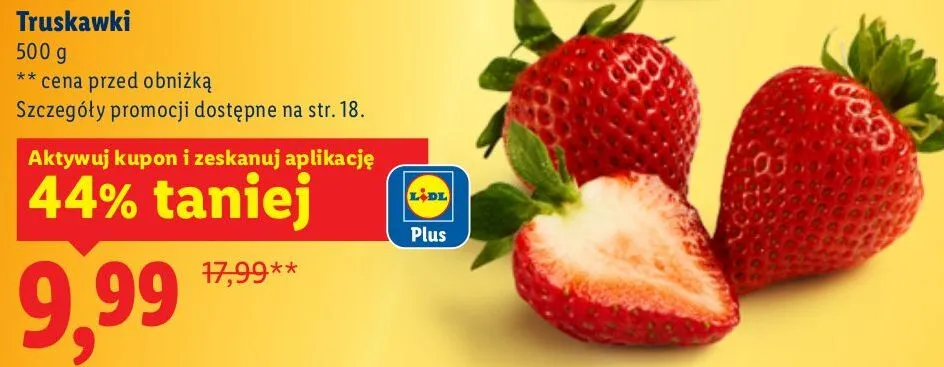 Truskawki promocja w Lidl