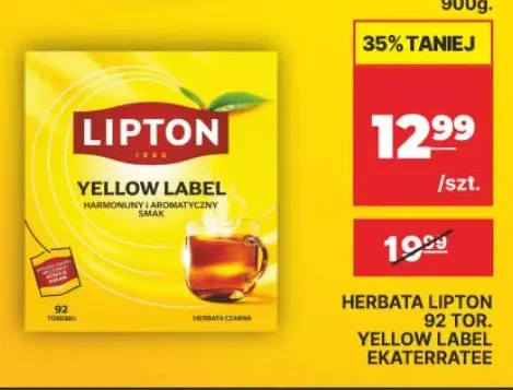 Herbata Yellow Label Lipton promocja w API Market