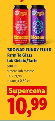 Piwo Funky Fluid promocja w Lidl