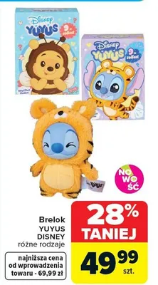 Brelok YUYUS DISNEY różne rodzaje promocja w Carrefour