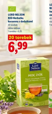 Herbatka BIO korzenna z dodatkami promocja w Lidl