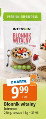 Błonnik witalny mieszanka nasion Intenson promocja w Leclerc
