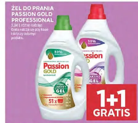 Żel do prania Passion Gold Professional promocja w Stokrotka