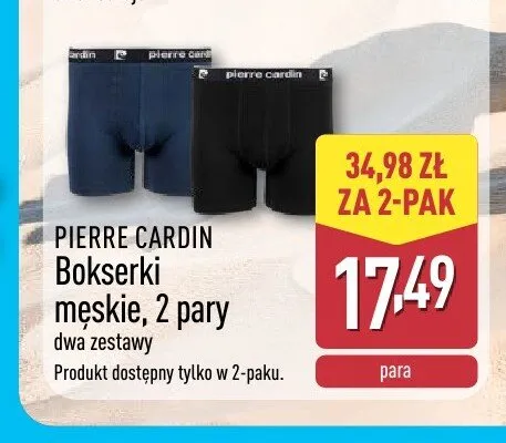 Bokserki męskie Pierre Cardin 2-pak promocja w Aldi