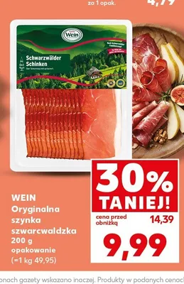 Szynka szwarcwaldzka Wein promocja w Kaufland