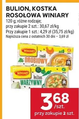 Kostka rosołowa warzywna promocja w Stokrotka