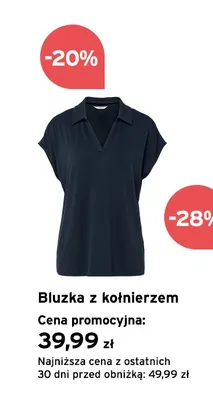 Bluzka z kołnierzem promocja w Tchibo
