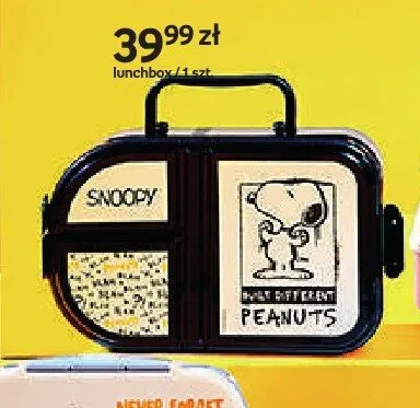 Lunchbox Snoopy granatowy promocja w Empik