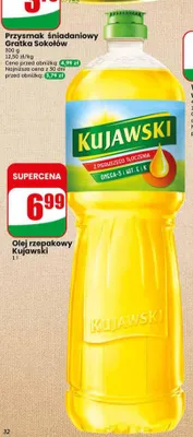 Olej rzepakowy Kujawski promocja w Dino