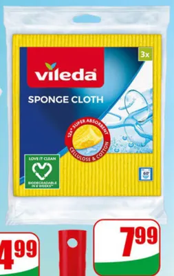 Ściereczka pucerka gąbkowa promocja w Dino