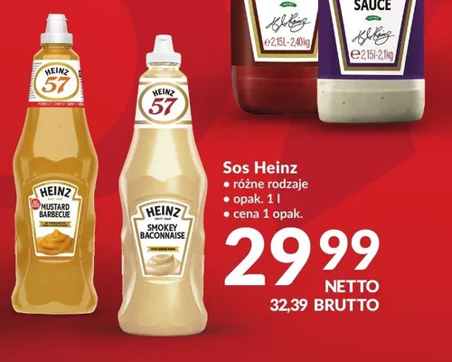 Sos Heinz Mustard Barbecue promocja w Makro
