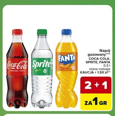 Napój gazowany Coca-Cola promocja w Carrefour Express