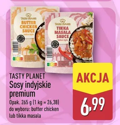 Sosy indyjskie premium promocja w Aldi