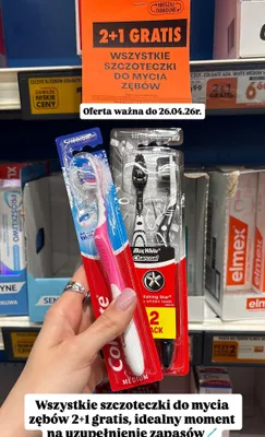Szczoteczki do mycia zębów promocja w Biedronka