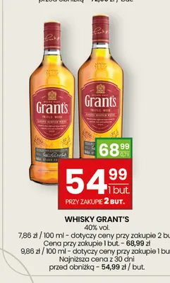 Whisky Grant's promocja w Twój Market