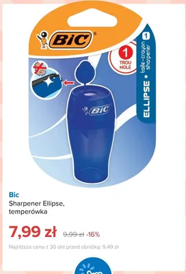 Temperówka Bic Sharpener Ellipse promocja w Smyk