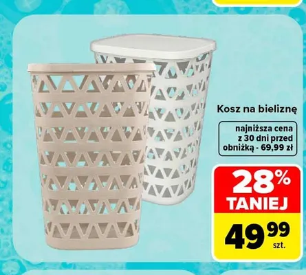 Kosz na bieliznę promocja w Carrefour