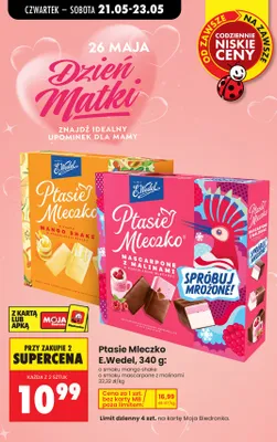 Ptasie Mleczko E.Wedel o smaku mango shake promocja w Biedronka