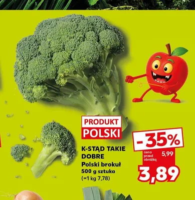Brokuł świeży K-Stąd Takie Dobre polski promocja w Kaufland