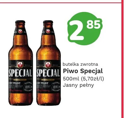 Piwo Specjal Jasne Pełne promocja w Limonka