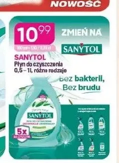 Płyn do dezynfekcji Sanytol do podłóg promocja w Drogerie Koliber