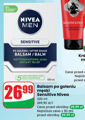 Balsam po goleniu męski Sensitive promocja w Dino
