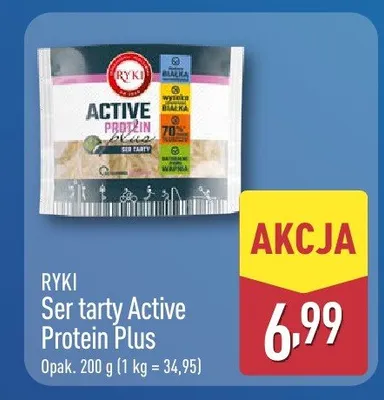Ser tarty Active Protein Plus promocja w Aldi
