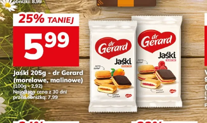 Ciastka Jaśki malinowe Dr Gerard promocja w Hitpol