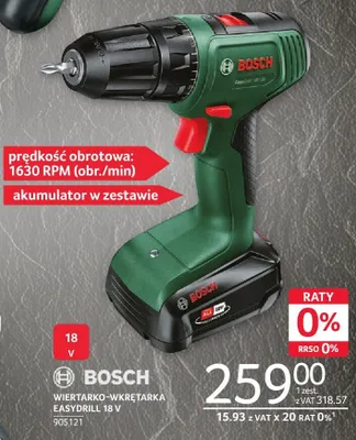 Wiertarko-wkrętarka BOSCH EASYDRILL 18 V promocja w Selgros