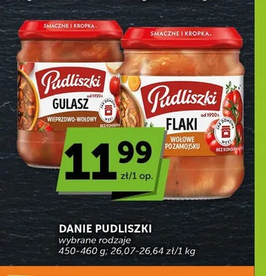 Gulasz wieprzowo-wołowy Pudliszki promocja w ABC