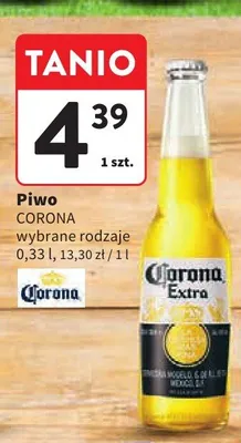 Piwo Corona Extra promocja w Intermarche