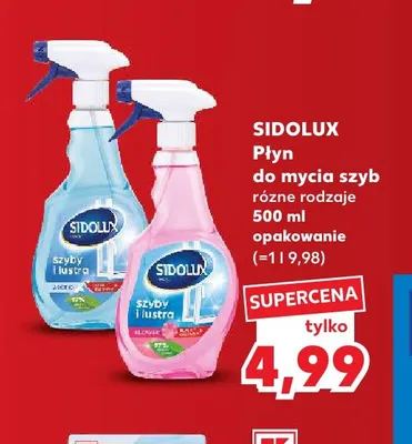 Płyn do mycia szyb Sidolux promocja w Kaufland