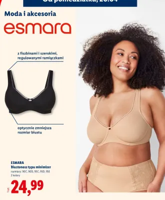 Biustonosz typu minimizer promocja w Lidl